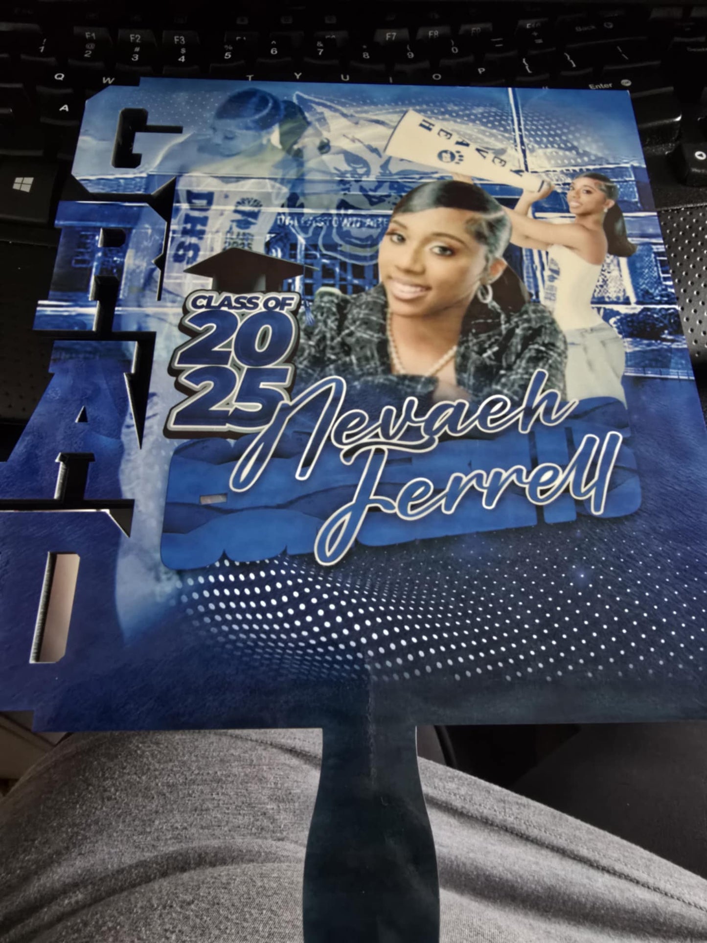 Sublimation Graduation Fans