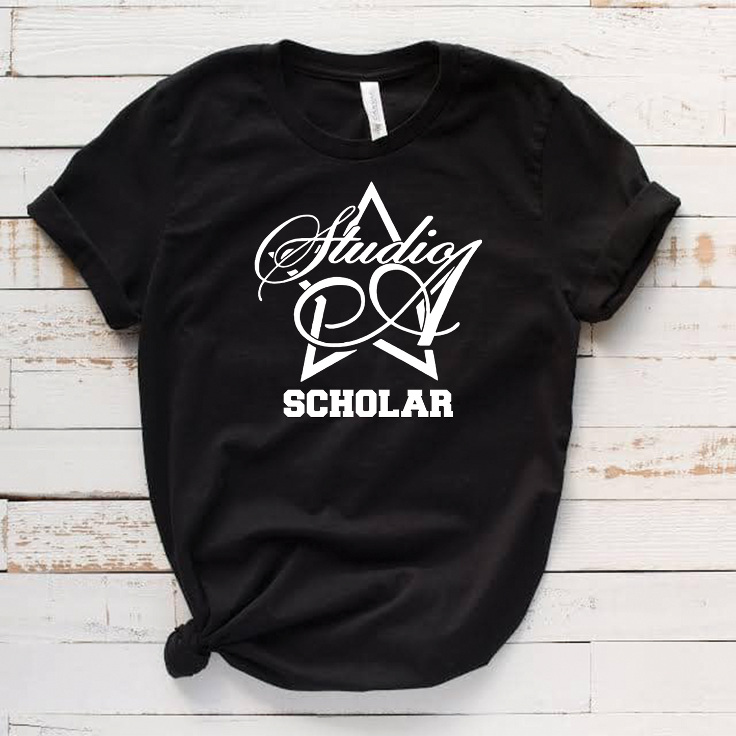 Custom TEE- Studio A Star wSCHOLAR Option