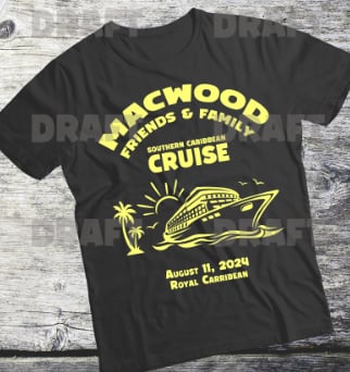 Custom TEE- Macwood Family Reun