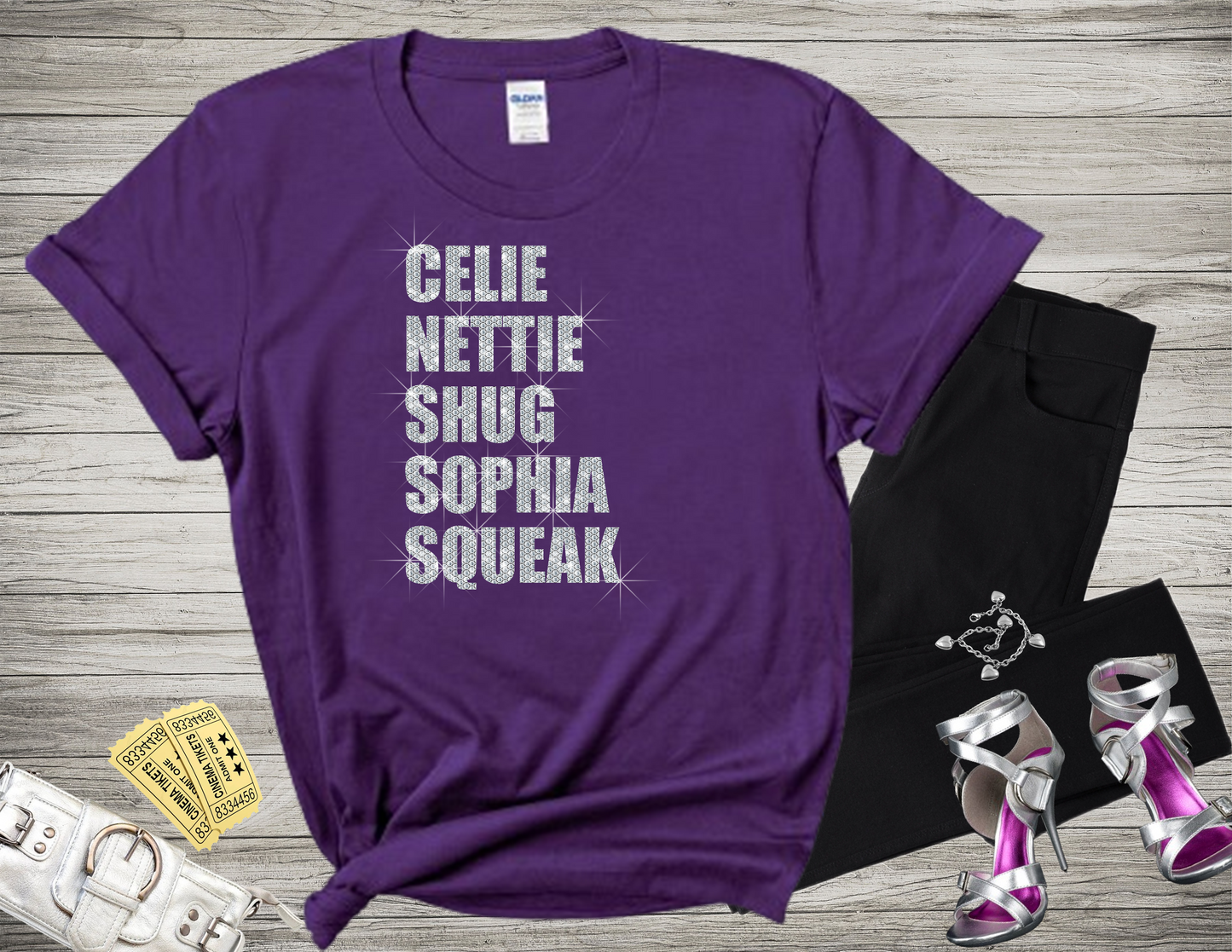 Purple Celie Nettie TEE