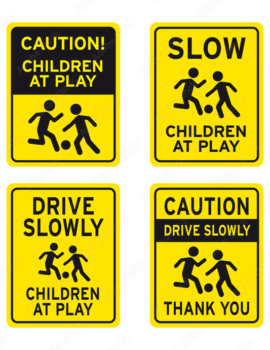 Sign- Children at play