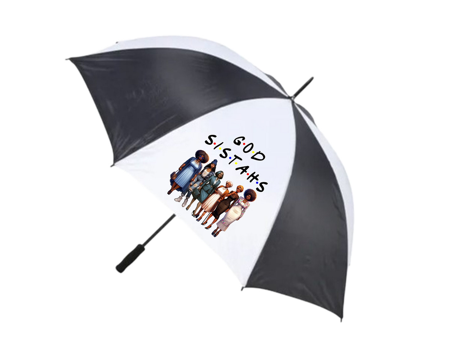 Custom Umbrella God Sistahs