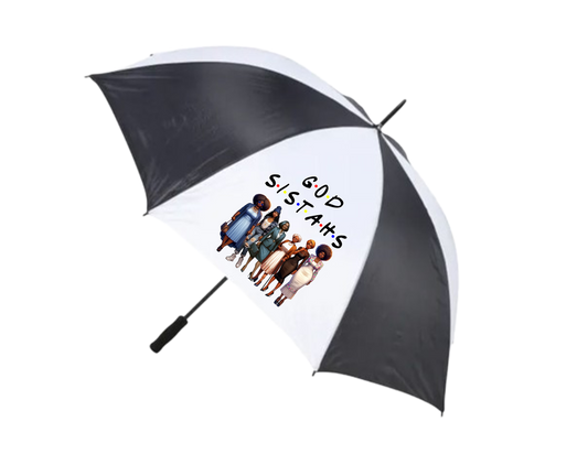 Custom Umbrella God Sistahs